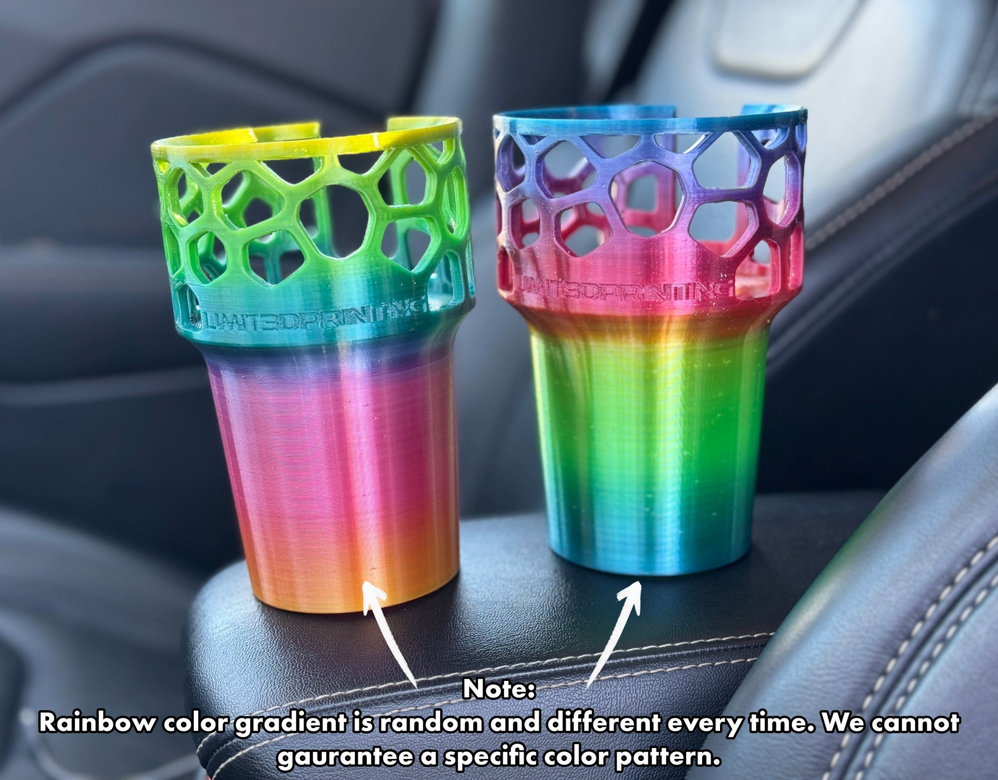 Car Cup Holder Adapter Rainbow, Hydro Flask Adapter, Nalgene Adapter, 36oz Yeti Adapter, 10oz Yeti Mug Adapter, 24oz Yeti Mug Adapter