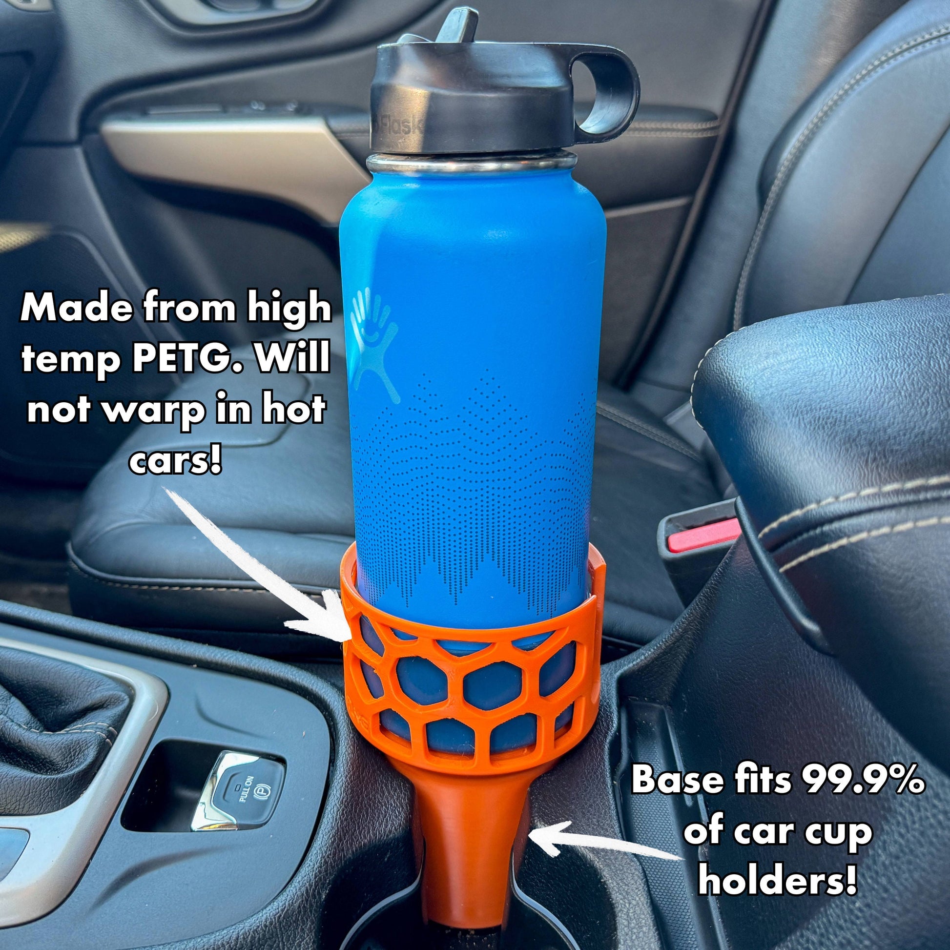 Car Cup Holder Adapter, Hydro Flask Adapter, Nalgene Adapter, 36oz Yeti Adapter, 10oz Yeti Mug Adapter, 24oz Yeti Mug Adapter