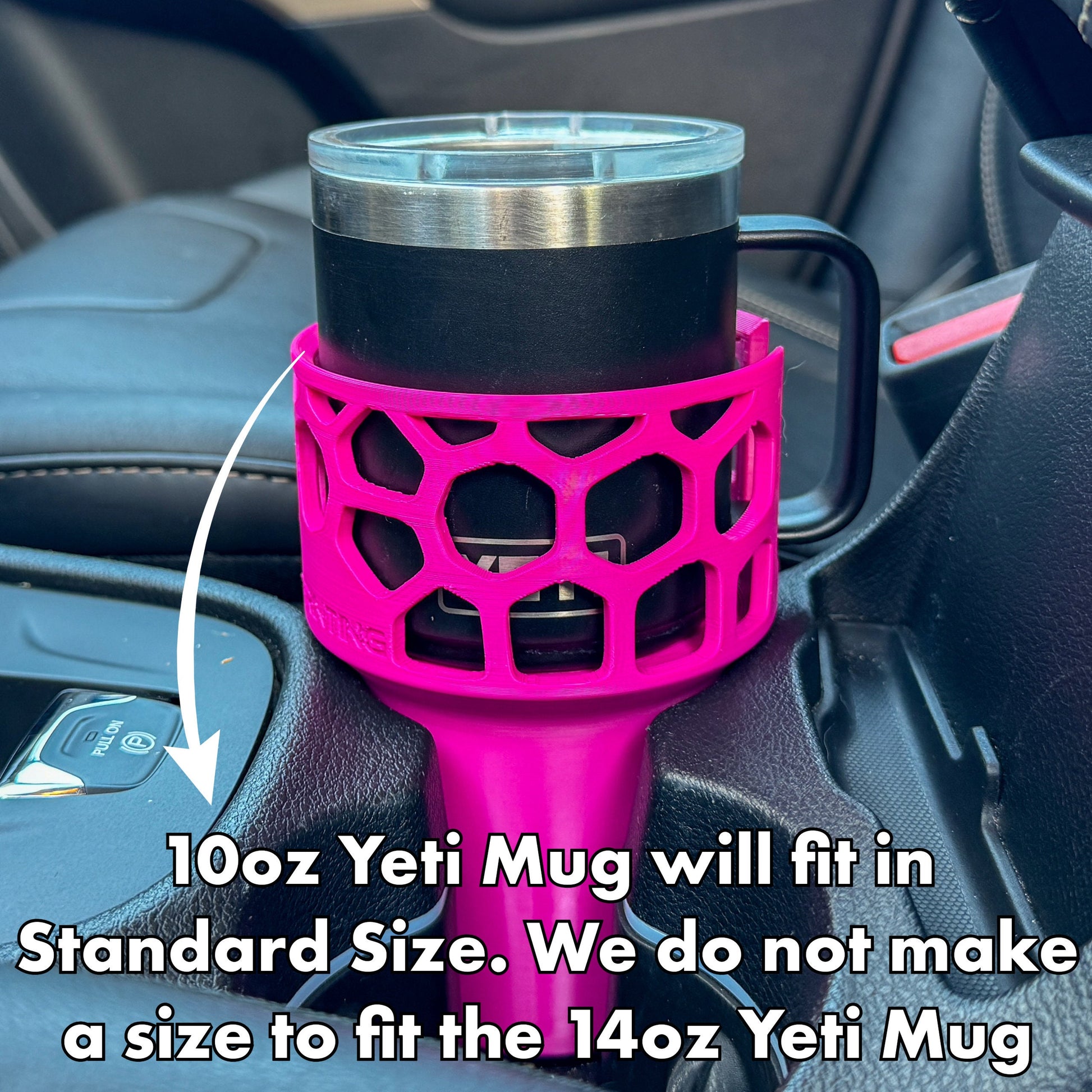 Car Cup Holder Adapter, Hydro Flask Adapter, Nalgene Adapter, 36oz Yeti Adapter, 10oz Yeti Mug Adapter, 24oz Yeti Mug Adapter