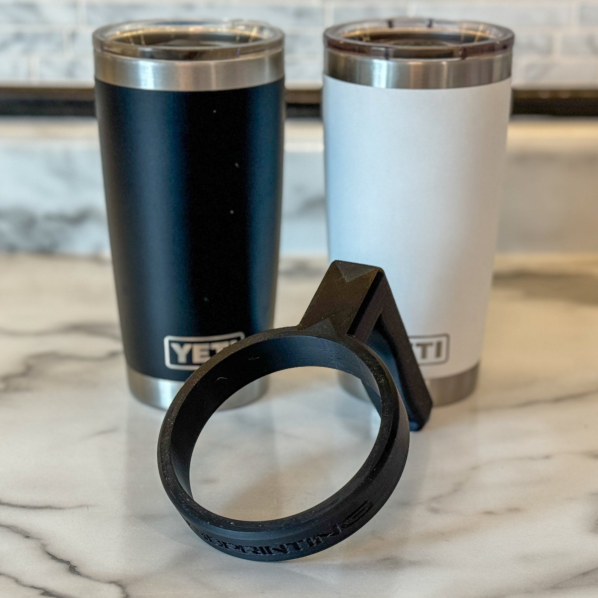 Personalized Yeti Tumbler Handle | Fits your 20oz Rambler | Grab your coffee and go!