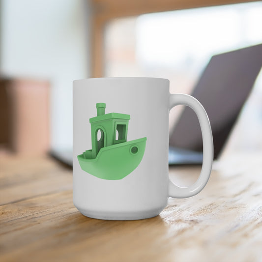 Benchy 3D Printing Coffee Mug, 3D Print Coffee Mug, 3D Printed Benchy Mug, Gift for 3D Printing